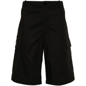KENZO Cargo Shorts Men BLACK Pants